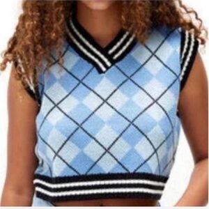 The Ragged Priest Argyle Sweater Vest